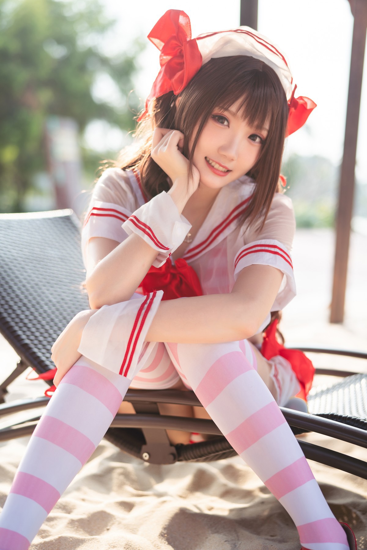 Cosplay 瓜希酱 岛村卯月 泳衣(2)
