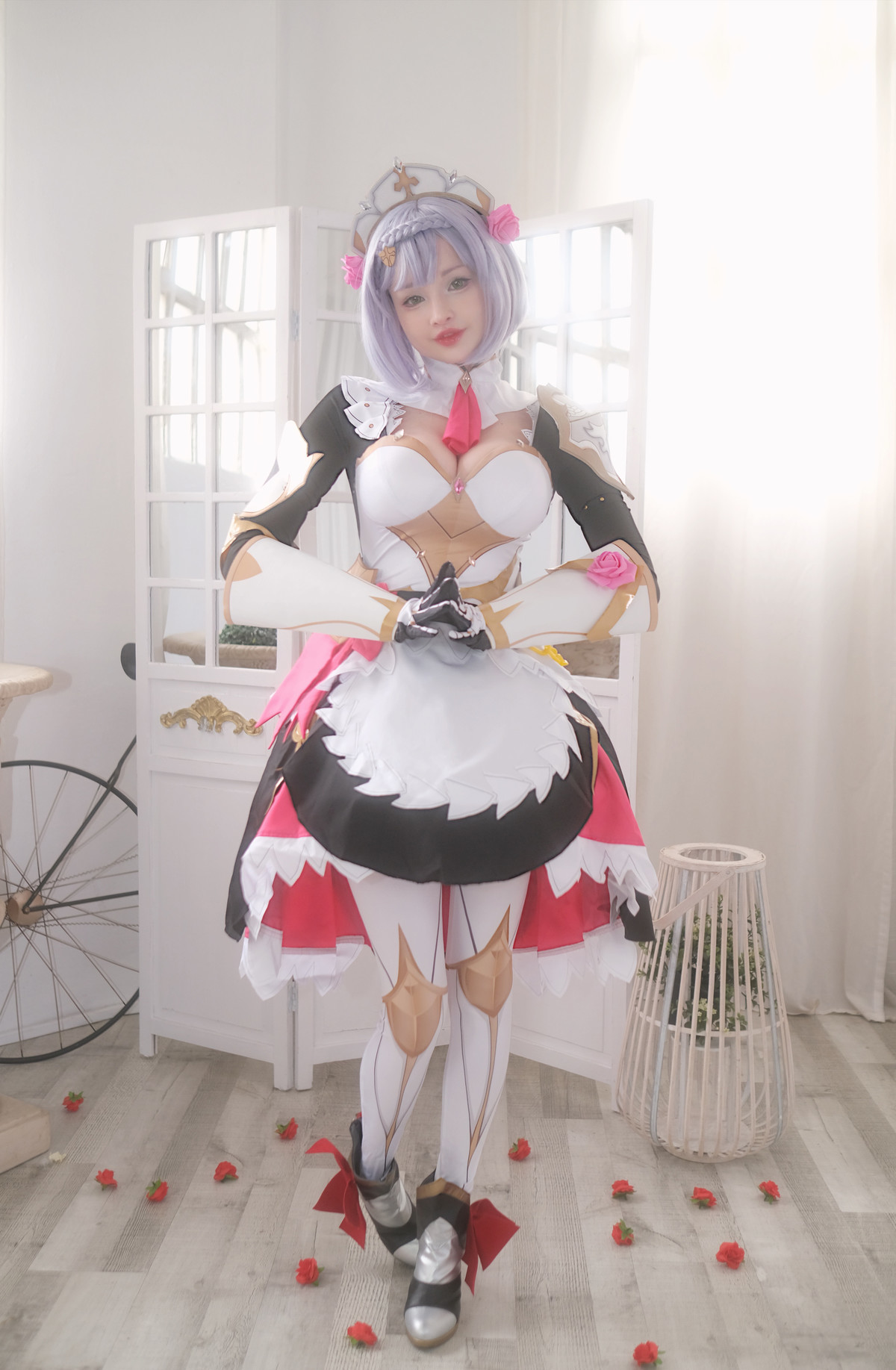 Hidori Rose Cosplay Noelle &#8211; Genshin Impact(1)