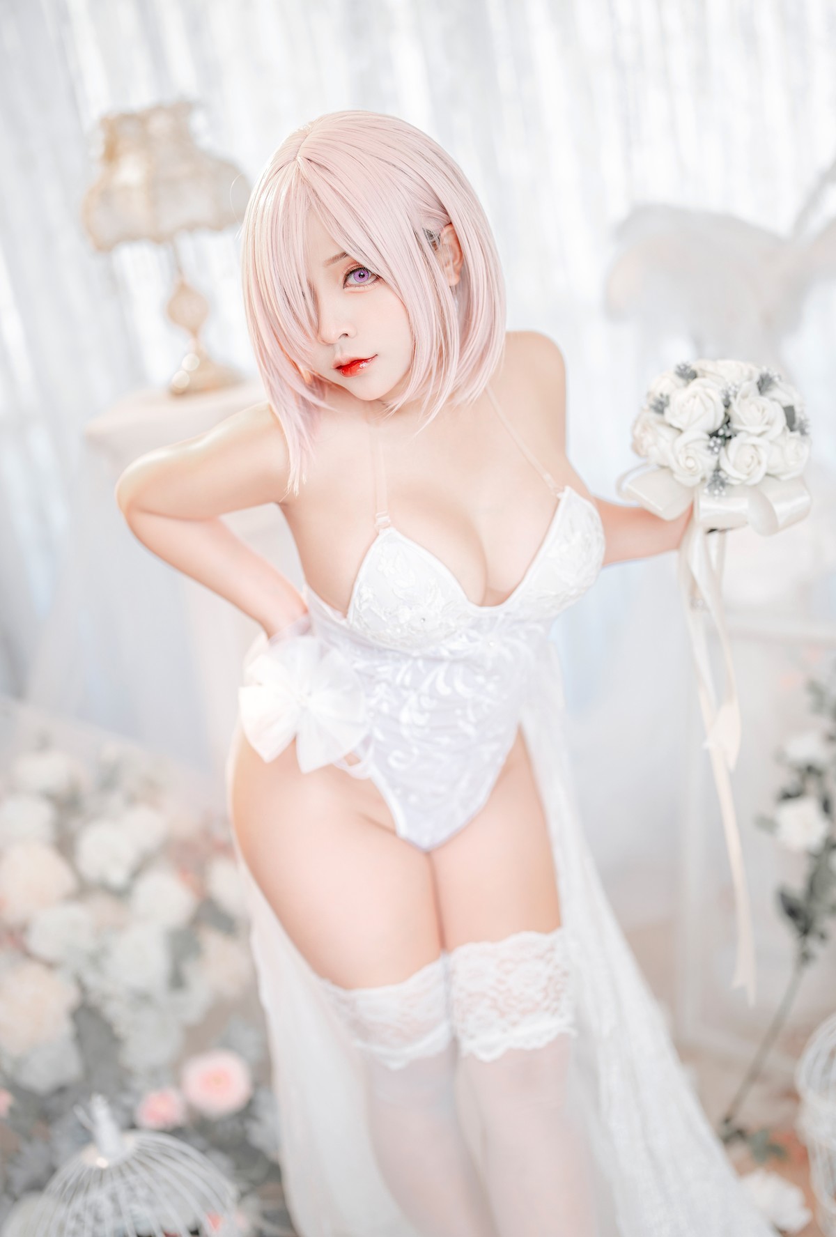 Cosplay SayoMomo小桃 Mashu Kyrielight(1)