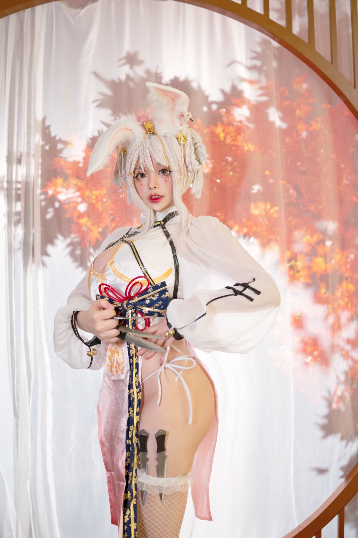 NinJA阿寨寨 Cosplay 肉肉大白兔(1)