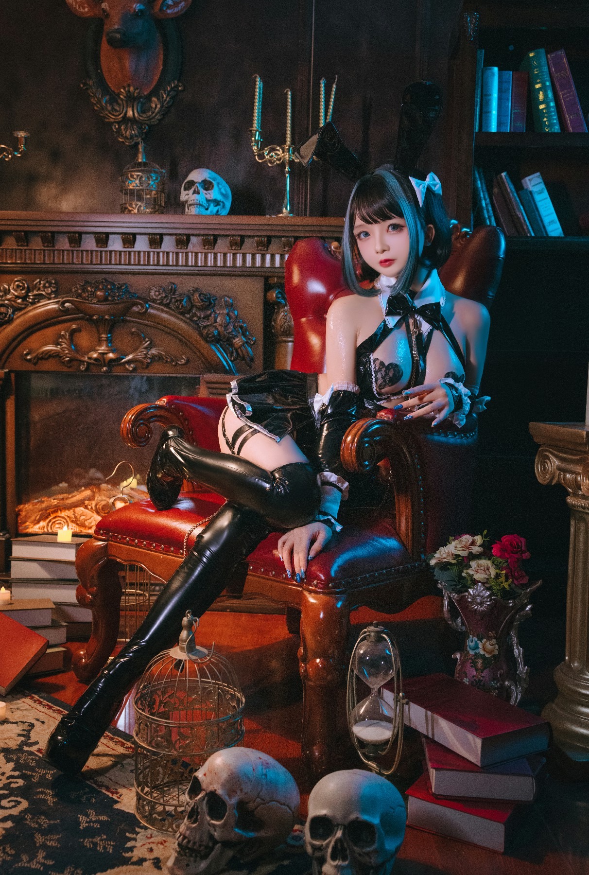 日奈娇 万圣恶魔皮衣(1)