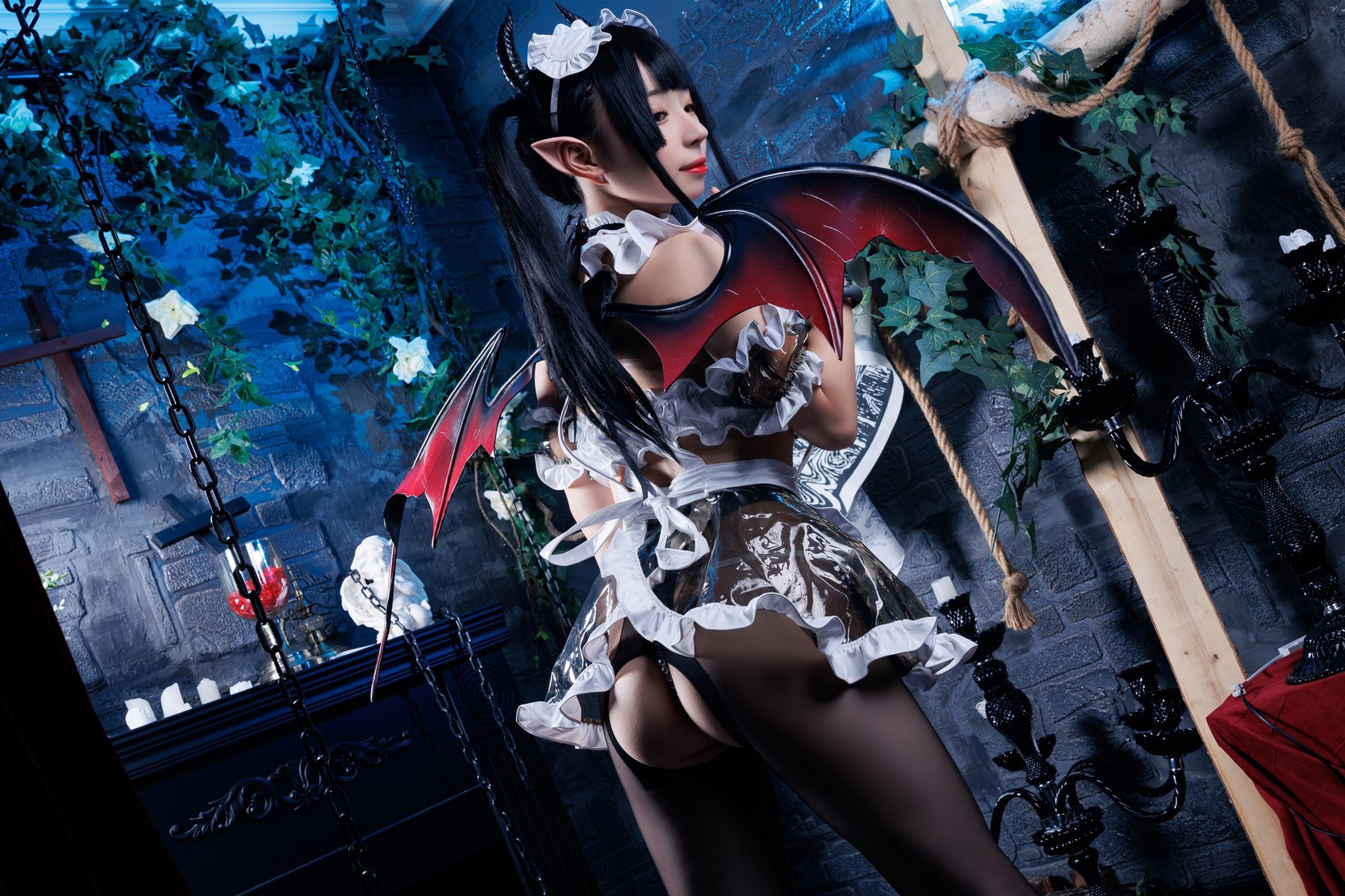 Cosplay 胡桃猫Kurumineko 女仆吸血姬 Vol.01(9)