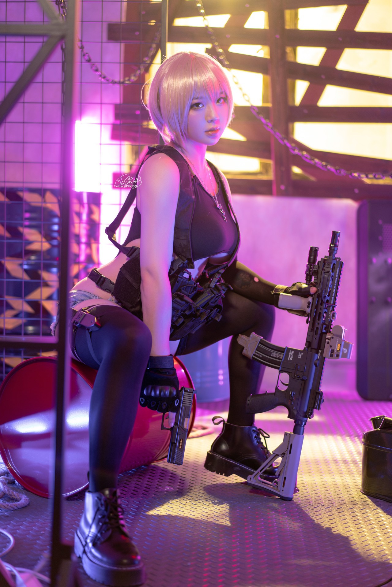 Cosplay 皮皮奶可可爱了啦 战术背心(6)
