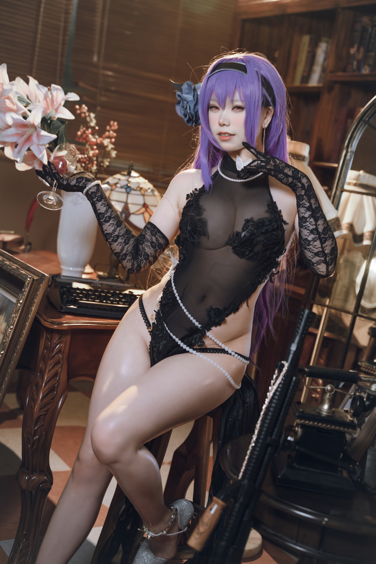 Cosplay 一北亦北 ZB-26 暗蔷摇曳(9)