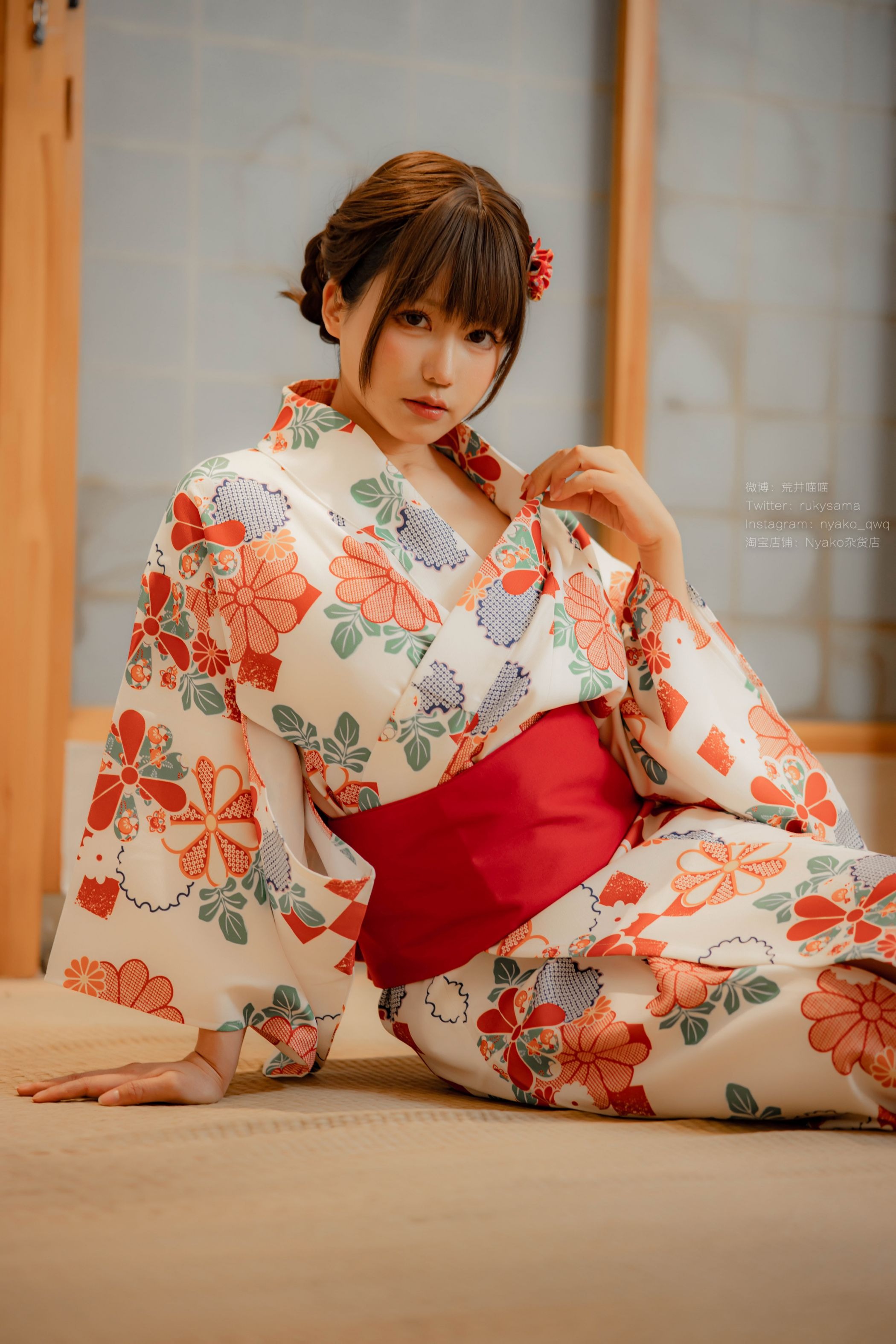 喵子Nyako #Nyako喵子 电子版41 和风烂漫 浴衣(6)