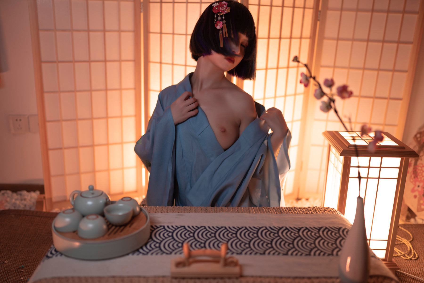 Cosplay 晕崽Zz 樱之诱惑(5)