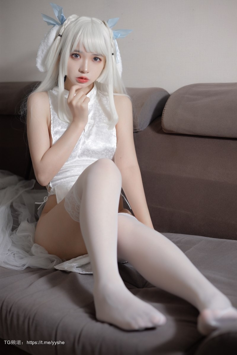 [Cos]疯猫ss - 白旗袍 [40P](1)