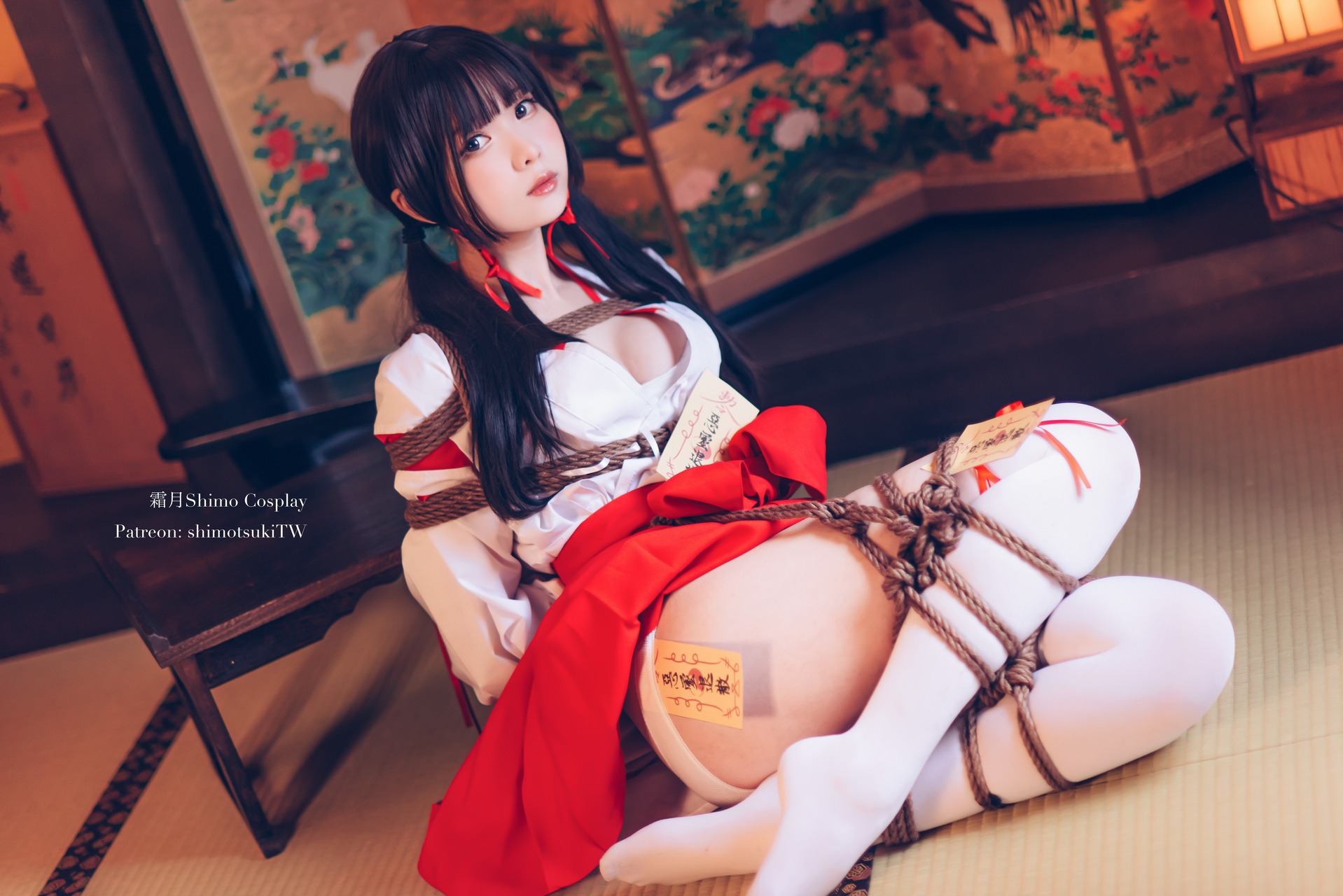 [霜月shimo] 巫女捆绑 Miko Bundle(9)