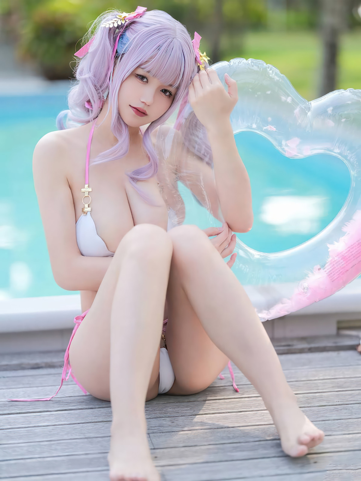 Cosplay 小仓千代w 普利茅斯泳装(1)