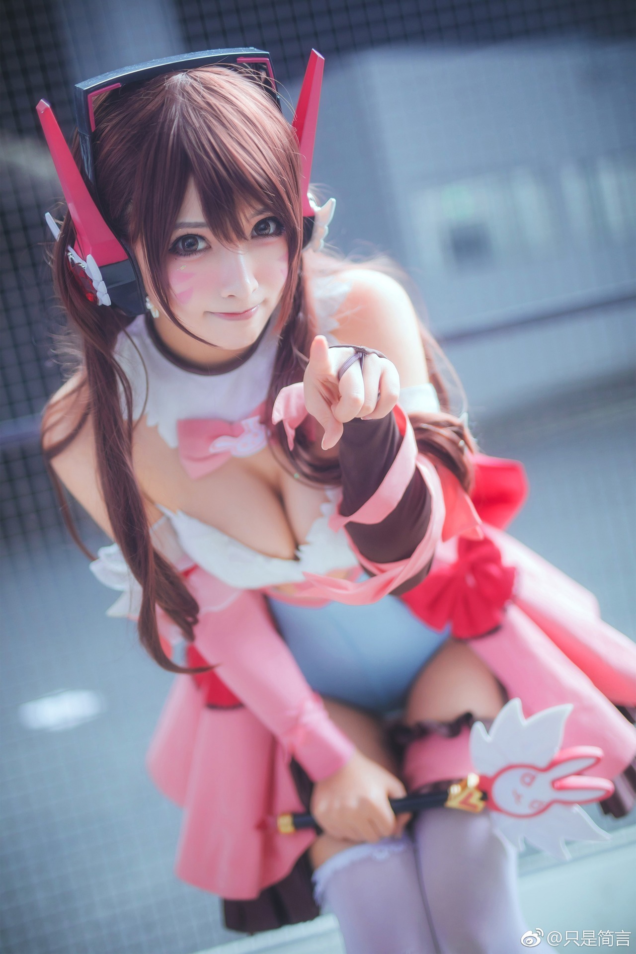 只是简言 Cosplay Magica D.Va(1)
