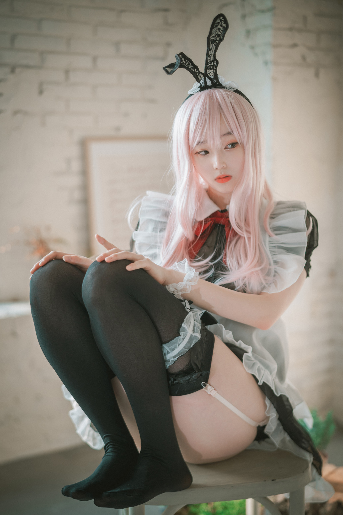 Bambi 밤비, [DJAWA] Sheer Bunny Maid(3)
