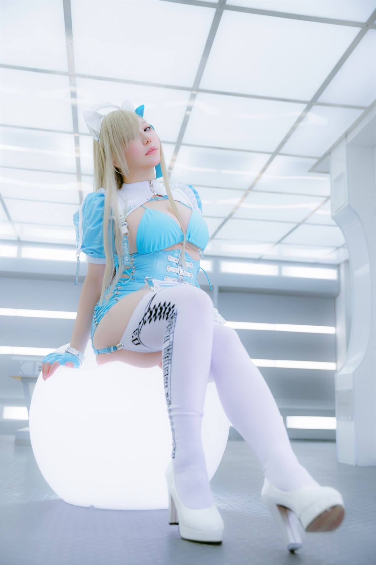 Cosplay SAKUサク Cyber Maid Asuna Set.03(1)