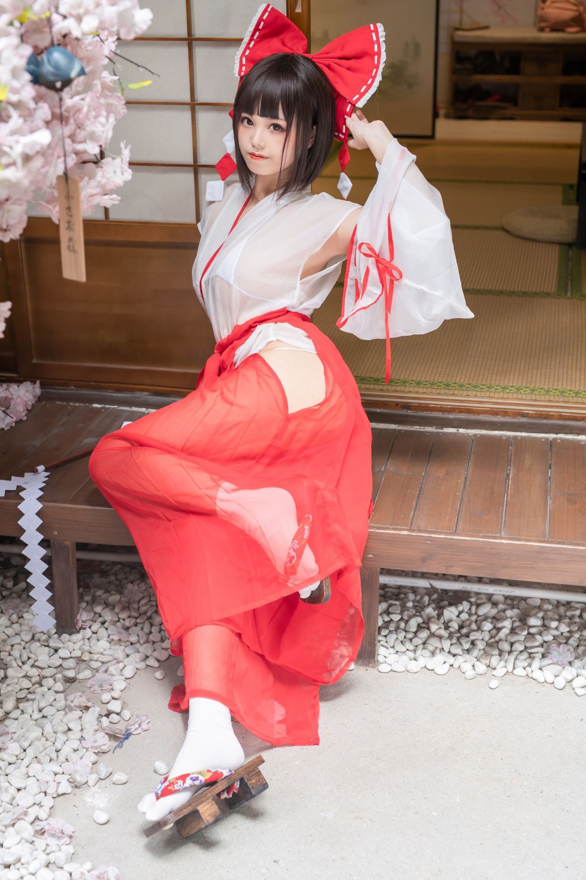 蜜汁貓裘 Cosplay 巫女 Miko Sister(10)