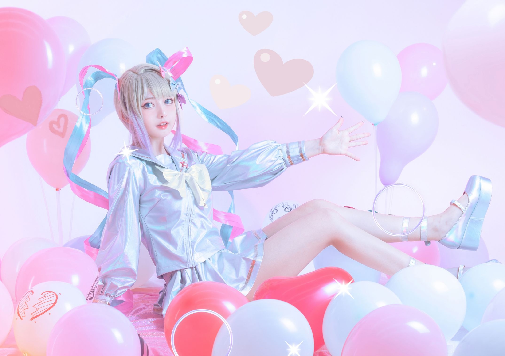 黑猫猫OvO - 超天酱 [16P-88MB](10)