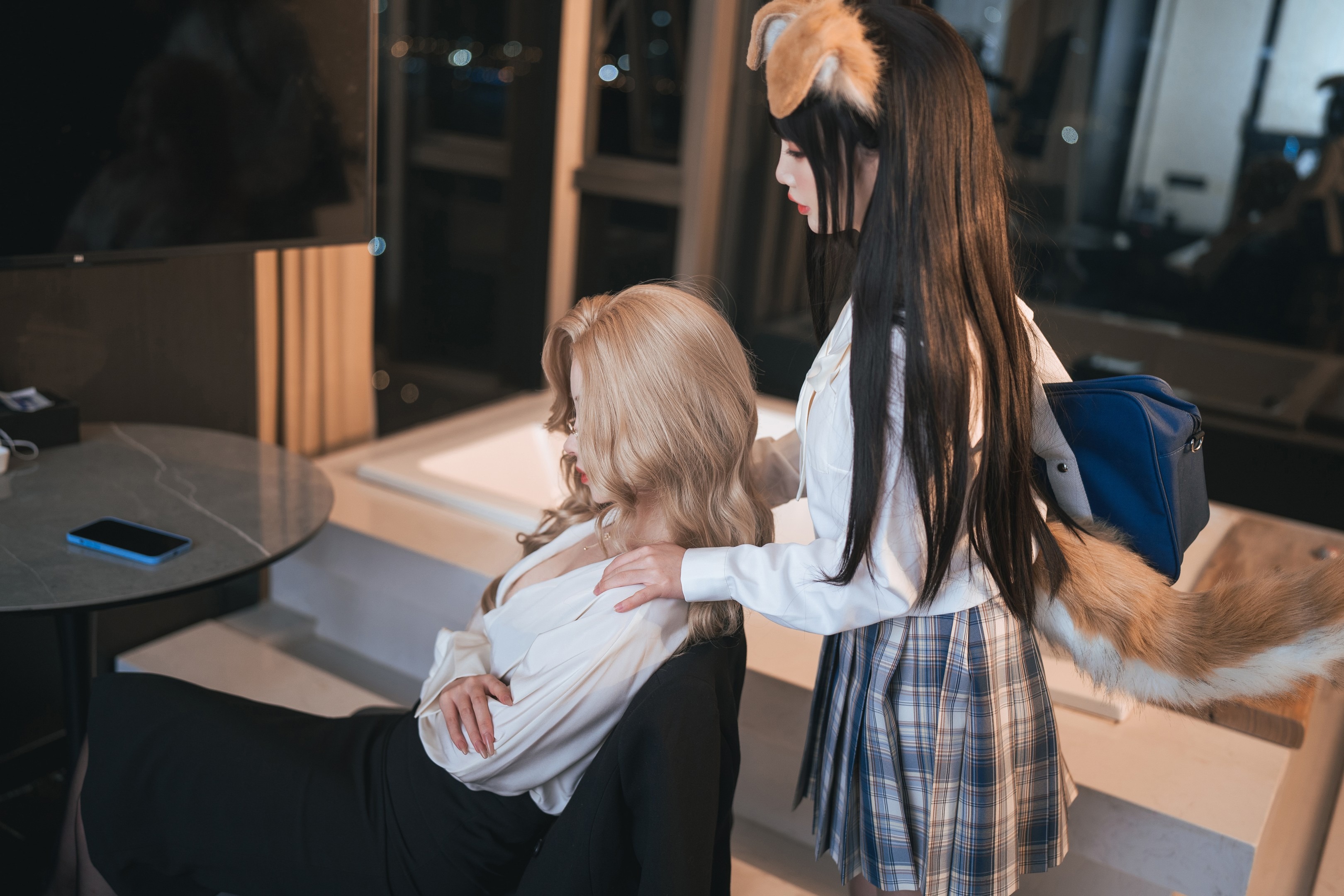 rioko凉凉子&面饼仙儿 – 女上司双人版(3)