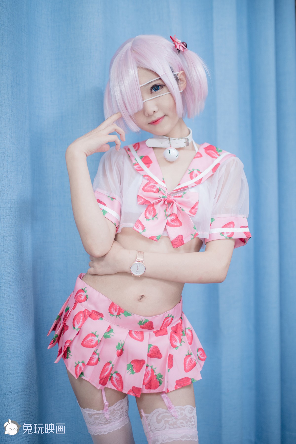 Cosplay 兔玩映画 草莓裙(1)