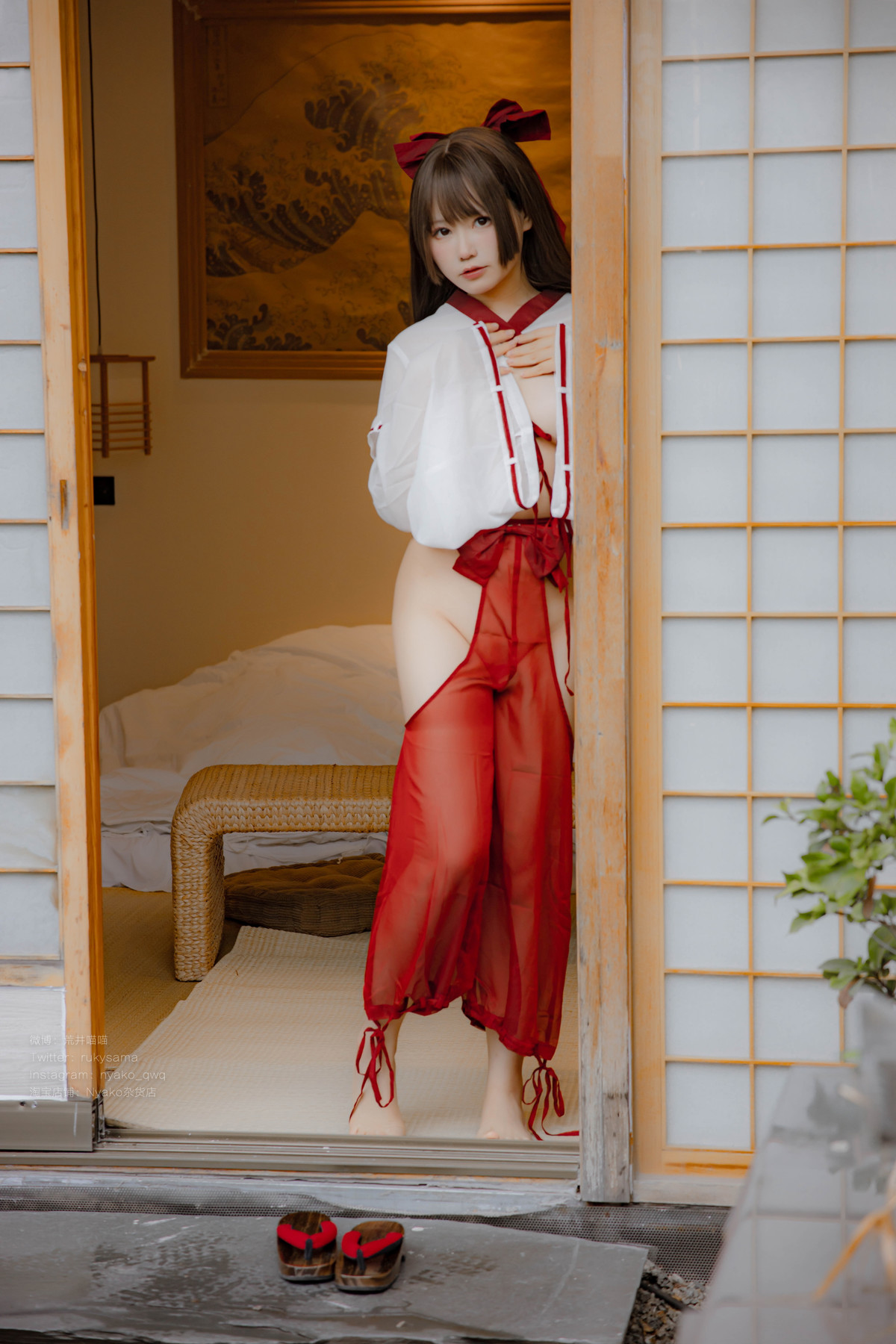 Cosplay Nyako喵子 和风烂漫正片+自拍 Set.01(1)