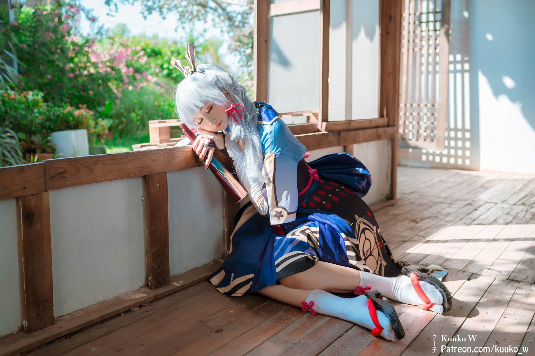 KuukoW クー子 Cosplay Ayaka kamisato(4)