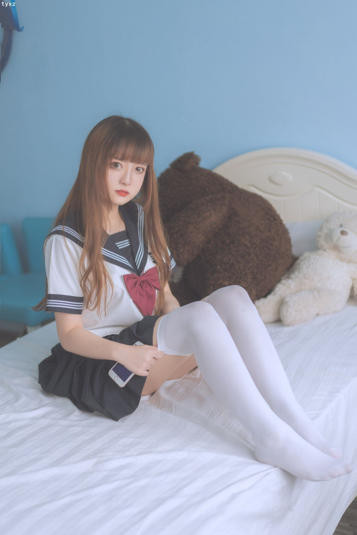 Cosplay 一隻雲燒 JK少女(9)