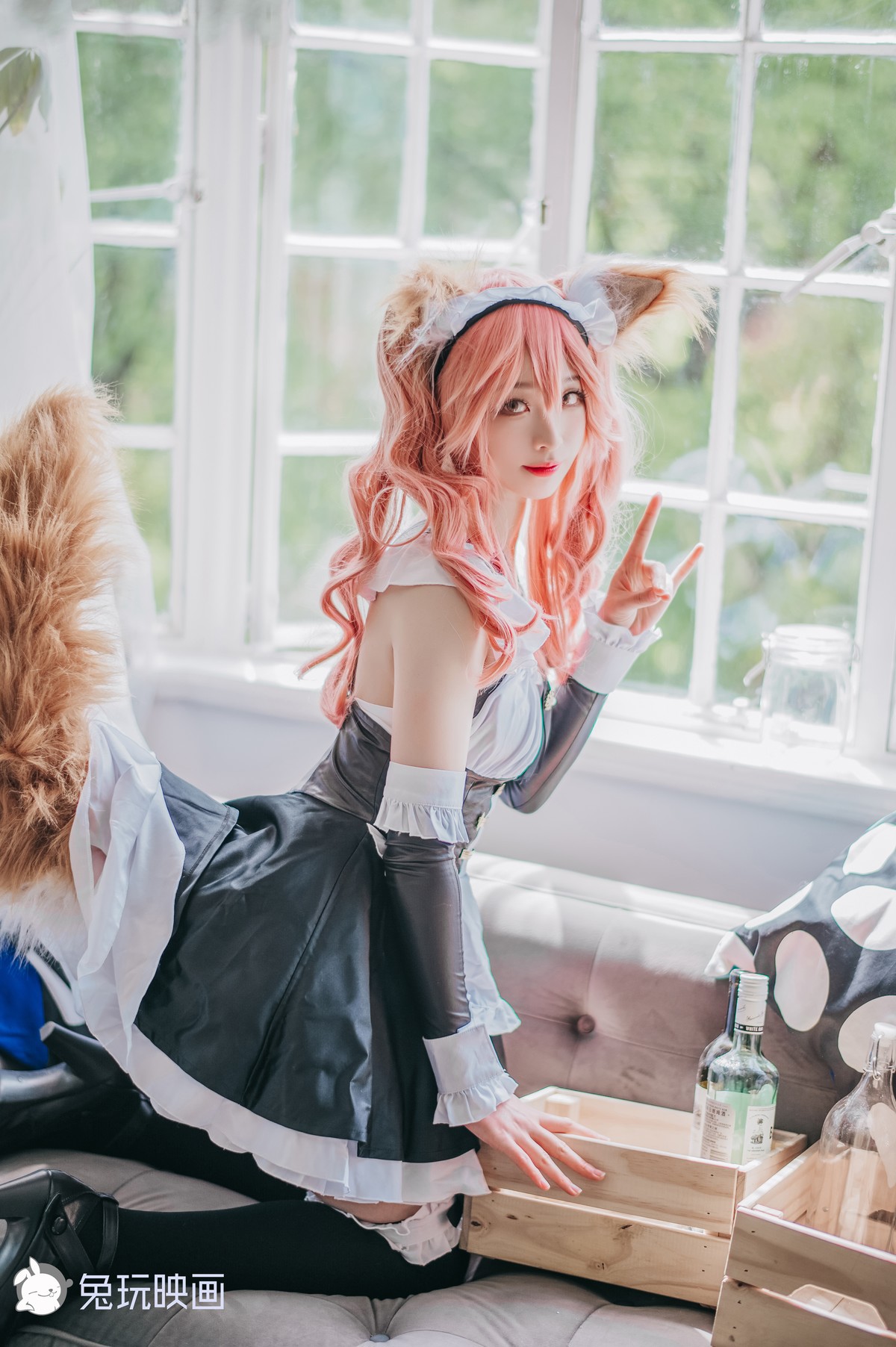 Cosplay 兔玩映画 女仆玉藻前(1)