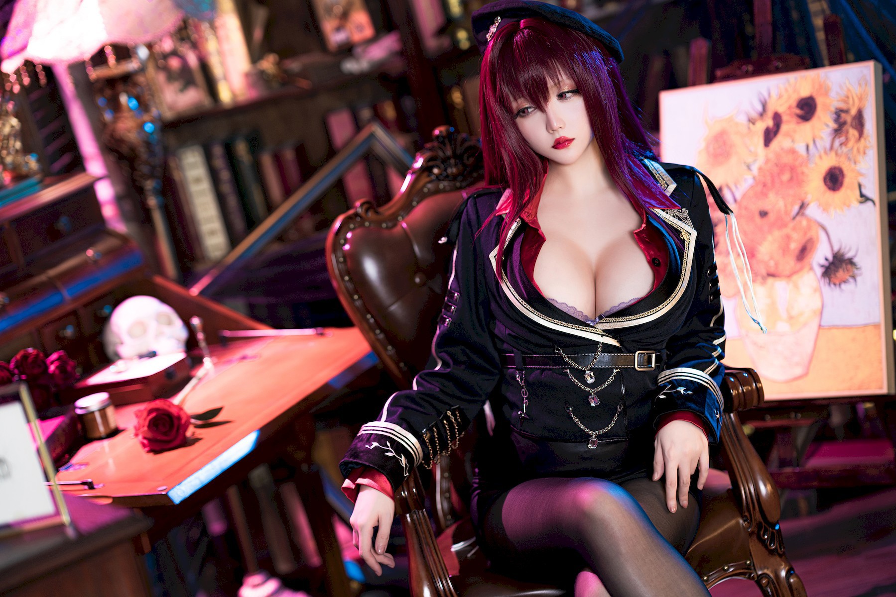 星之迟迟 Cosplay 斯卡哈 真红教枪(10)