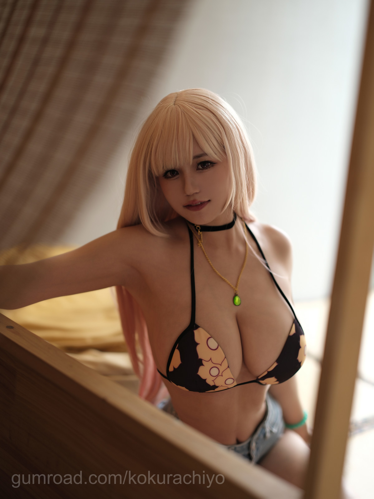 Cosplay 小仓千代w 喜多川海夢泳装(7)