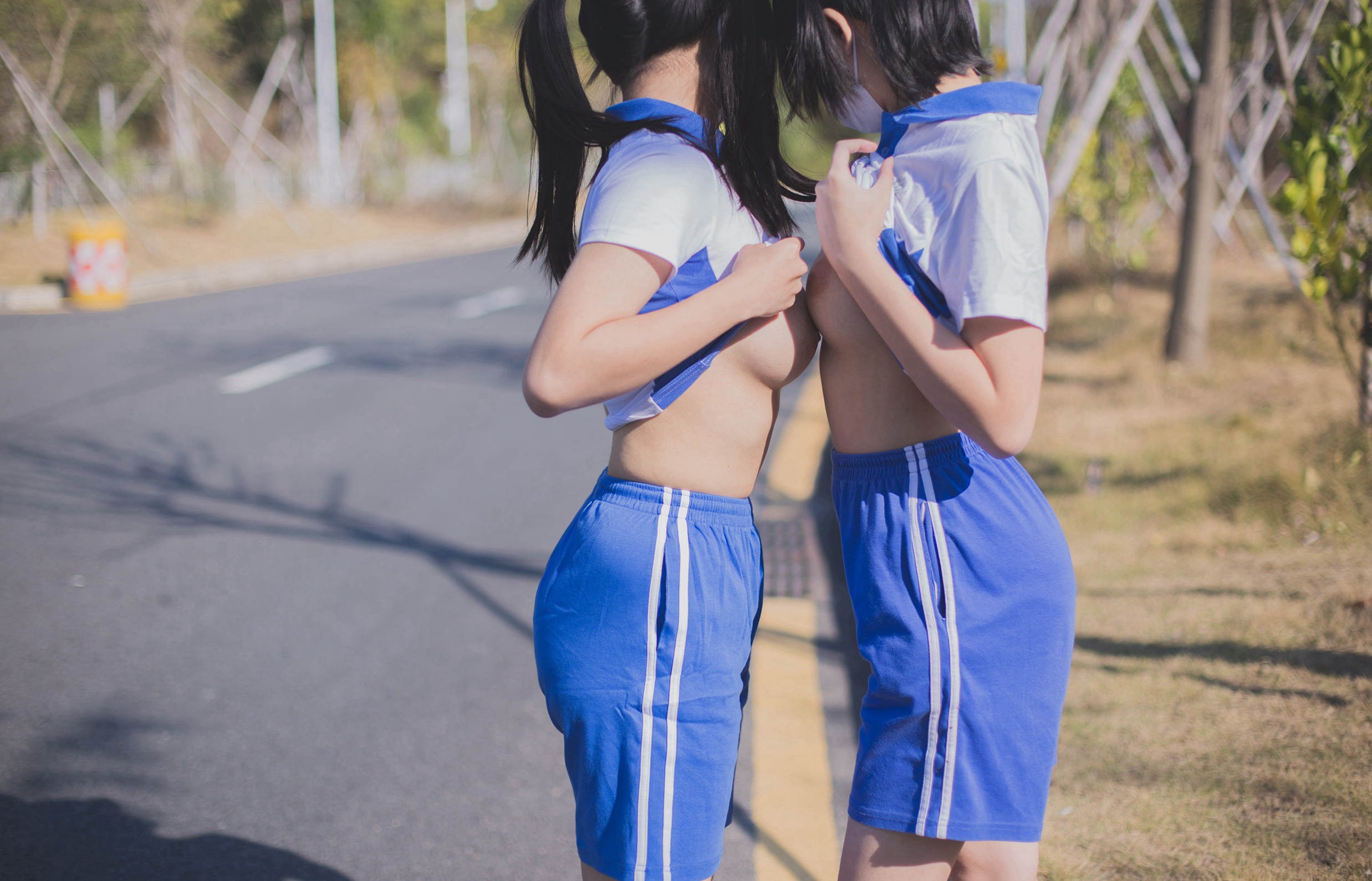 软软酱&悠宝 大学露出 59P(5)