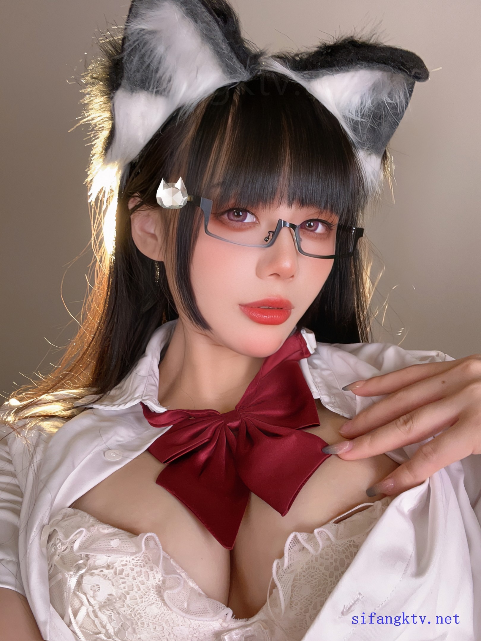 福利姬 - 九言 猫耳娘的裙底(6)