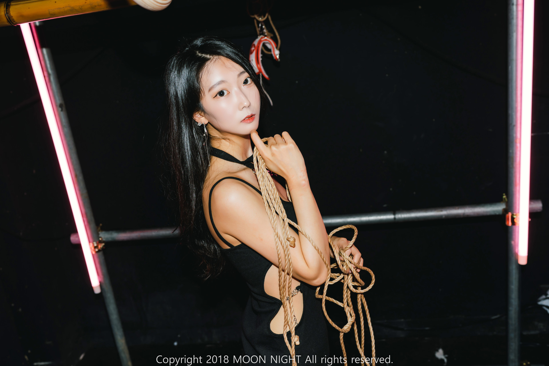 Mona 모나, [Moon Night Snap] SM Club 아트 본디지 (with 마스터) Set.01(9)