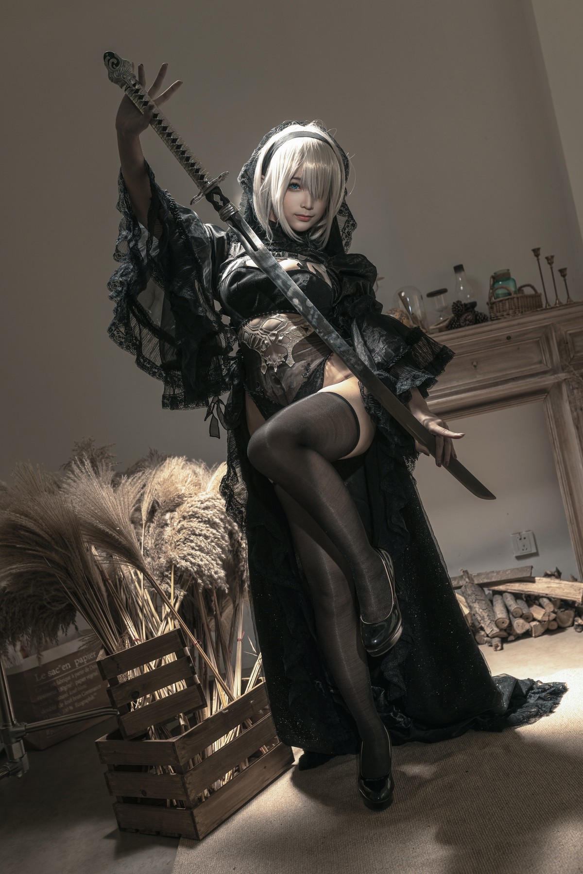 Cosplay 蠢沫沫 Chunmomo 尼尔纪元 黑花嫁(1)