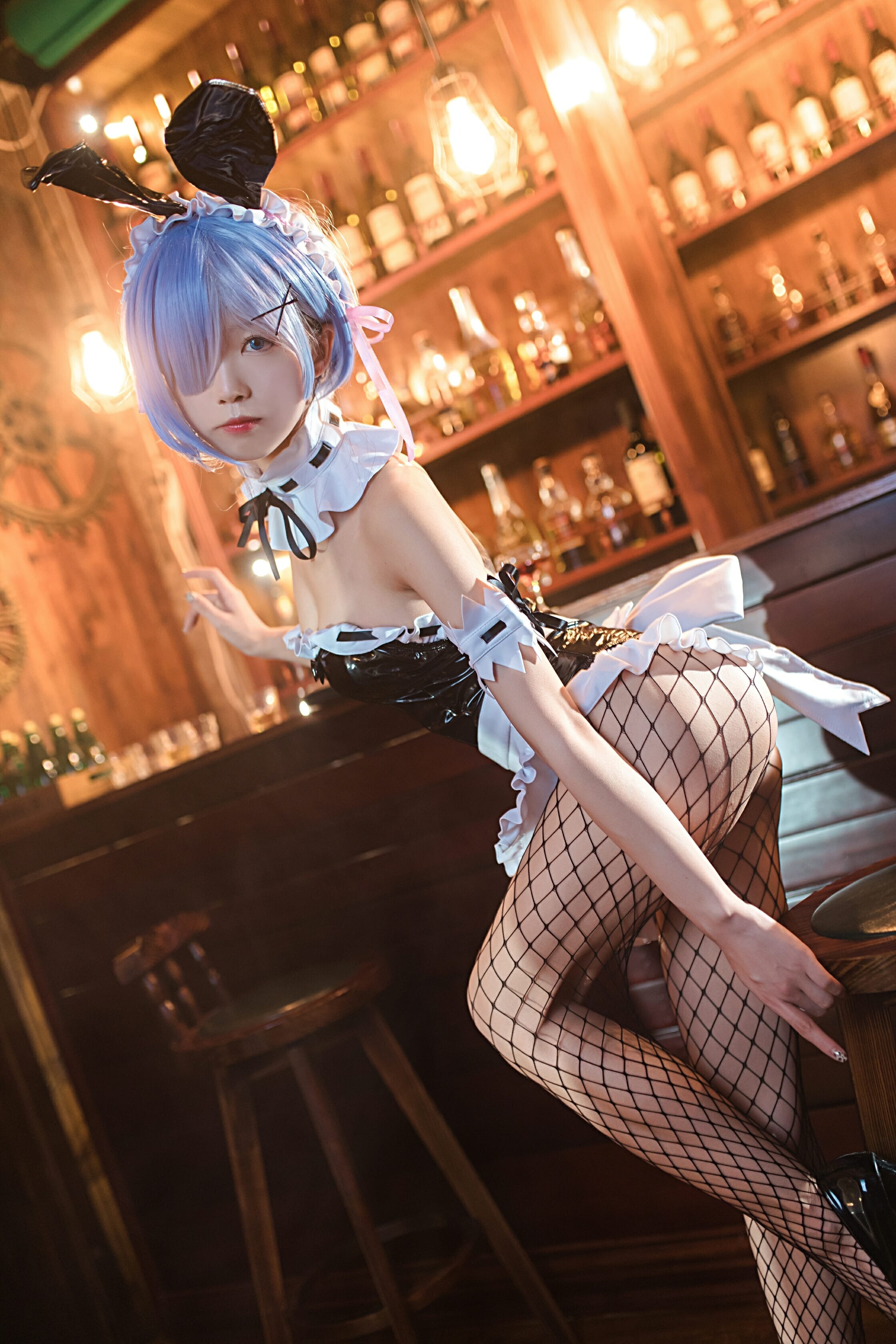 水淼aqua-蕾姆 兔女郎[16P](6)