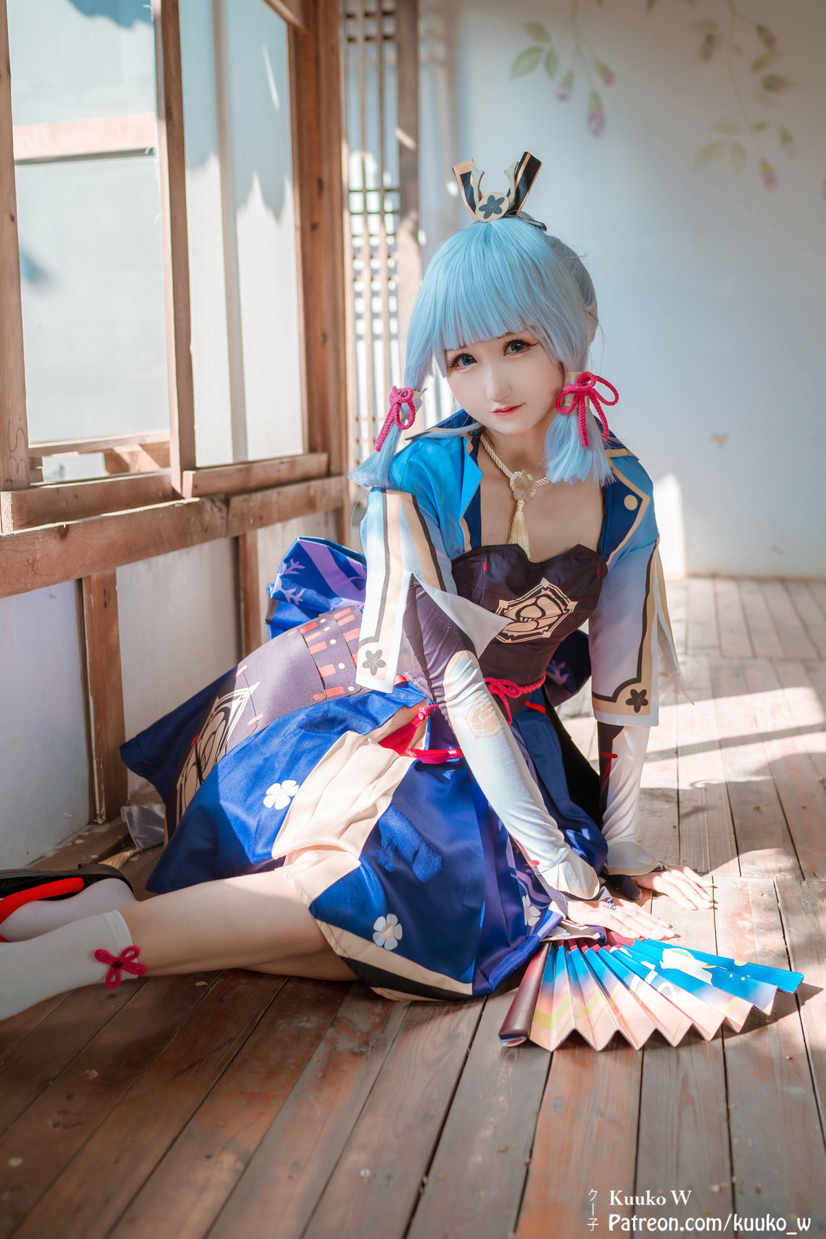 KuukoW クー子 Cosplay Ayaka kamisato(6)