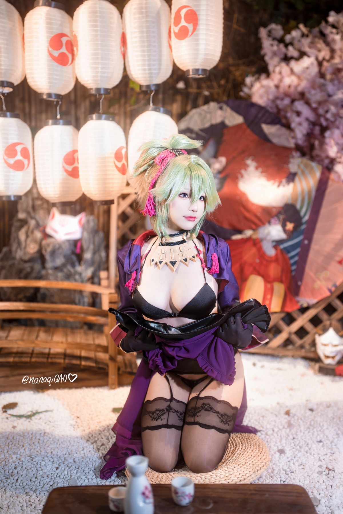 Cosplay 七七娜娜子 久岐忍同人(9)