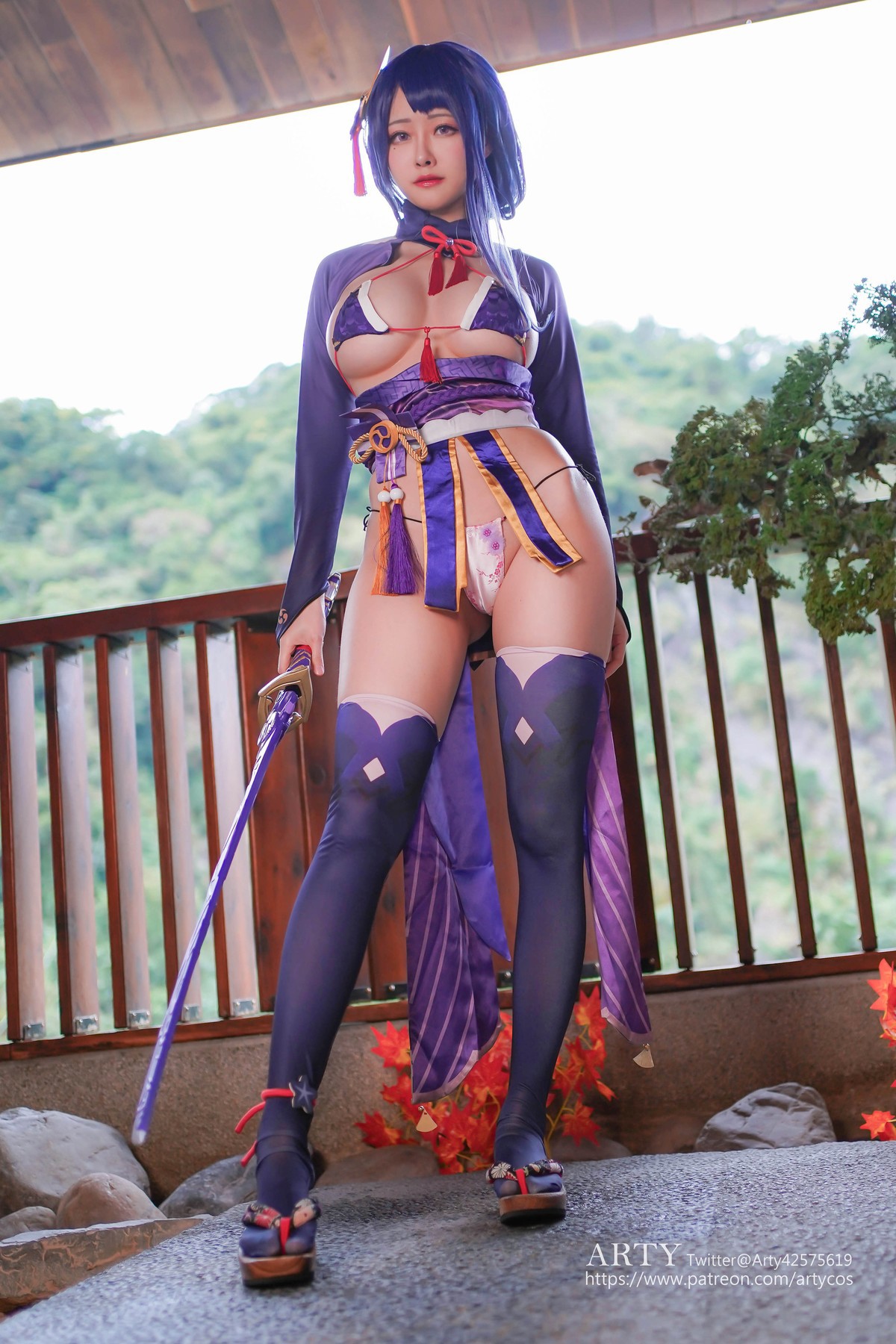 Cosplay Arty亞緹 Genshin 雷らい電でん将しょう軍ぐん(1)