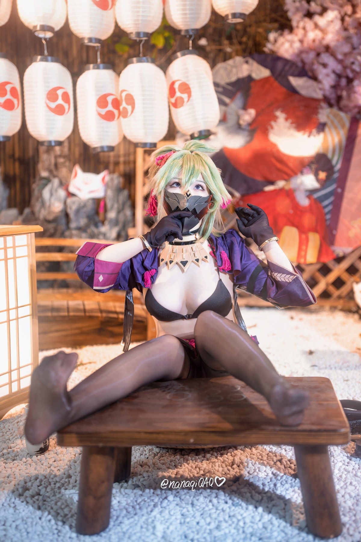 Cosplay 七七娜娜子 久岐忍同人(5)