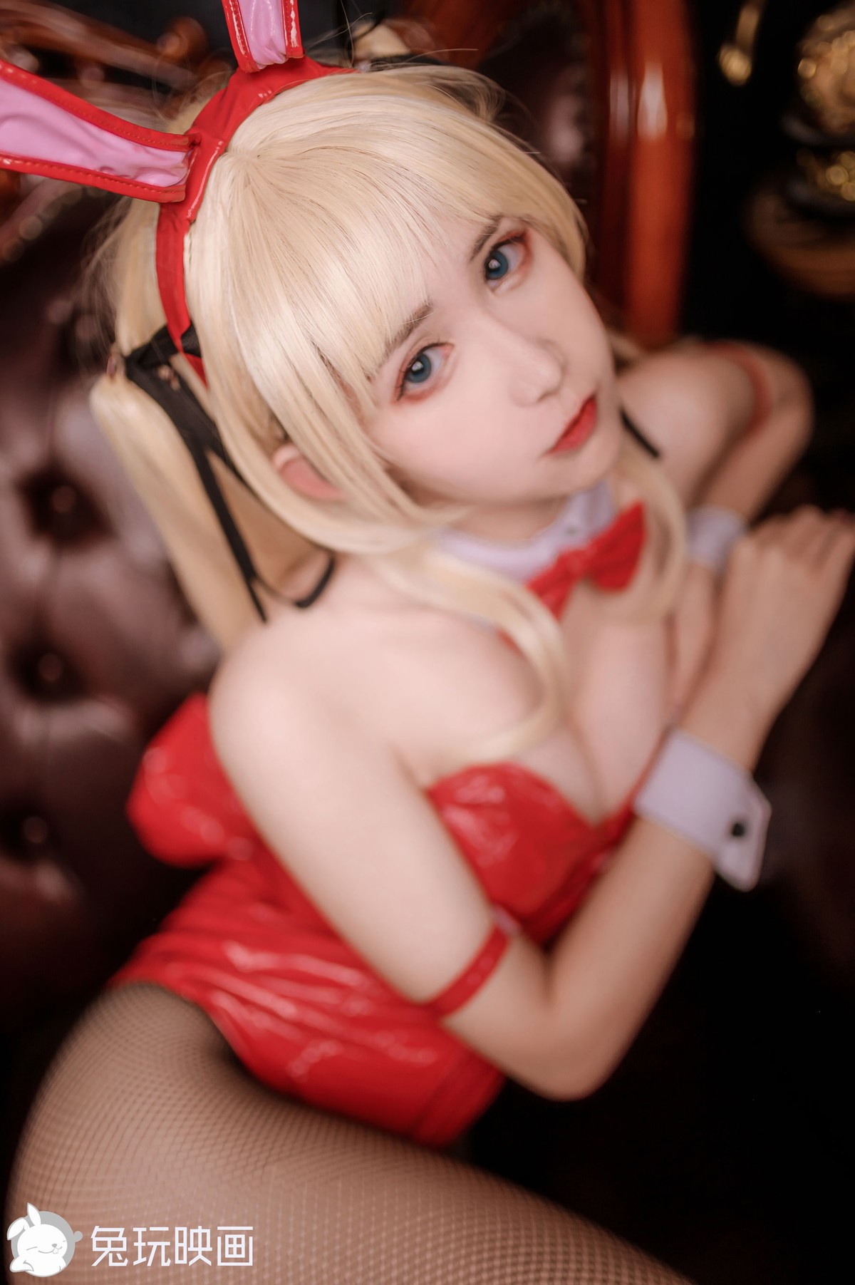兔玩映画 Cosplay 兔女郎 红黑(1)