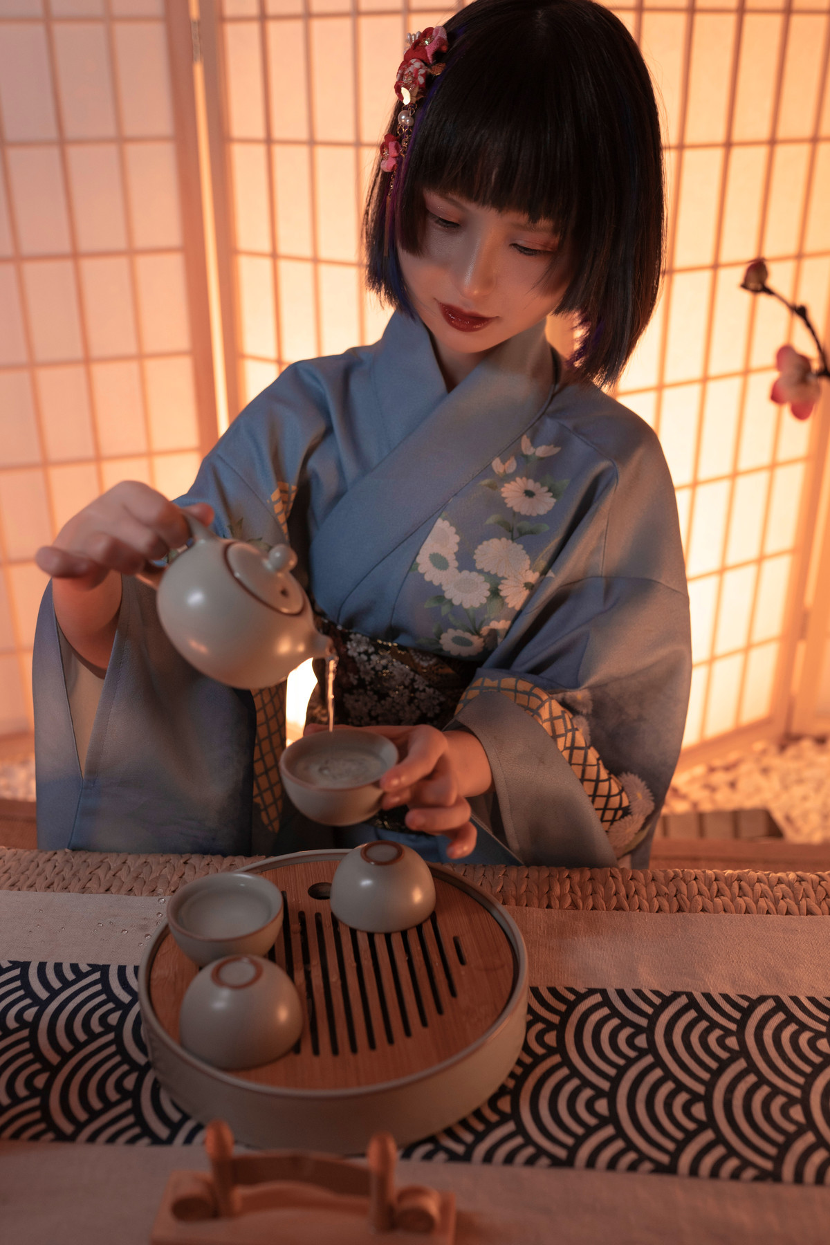 Cosplay 晕崽Zz 樱之诱惑(2)