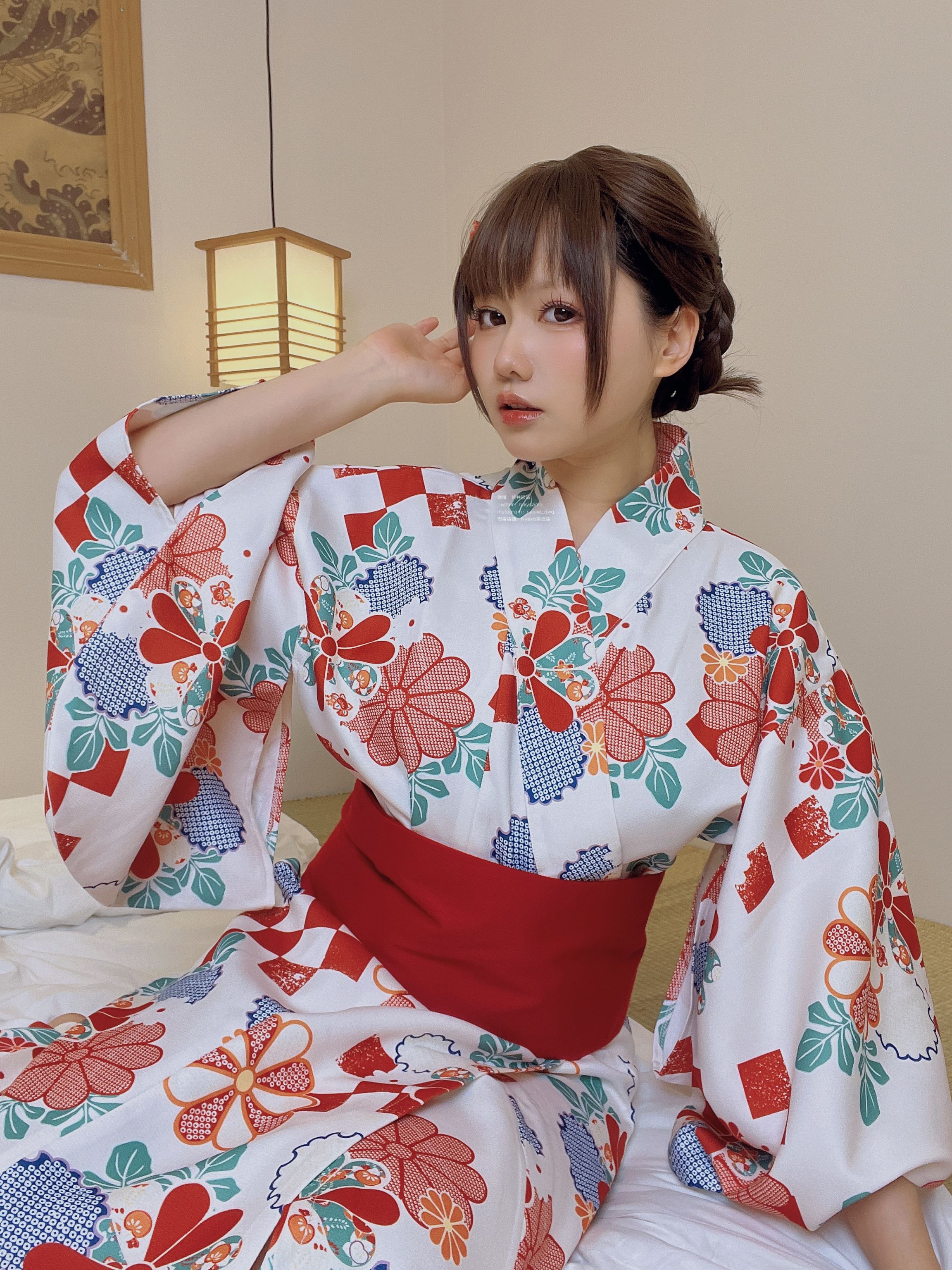 喵子Nyako #Nyako喵子 电子版41 和风烂漫 自拍(3)