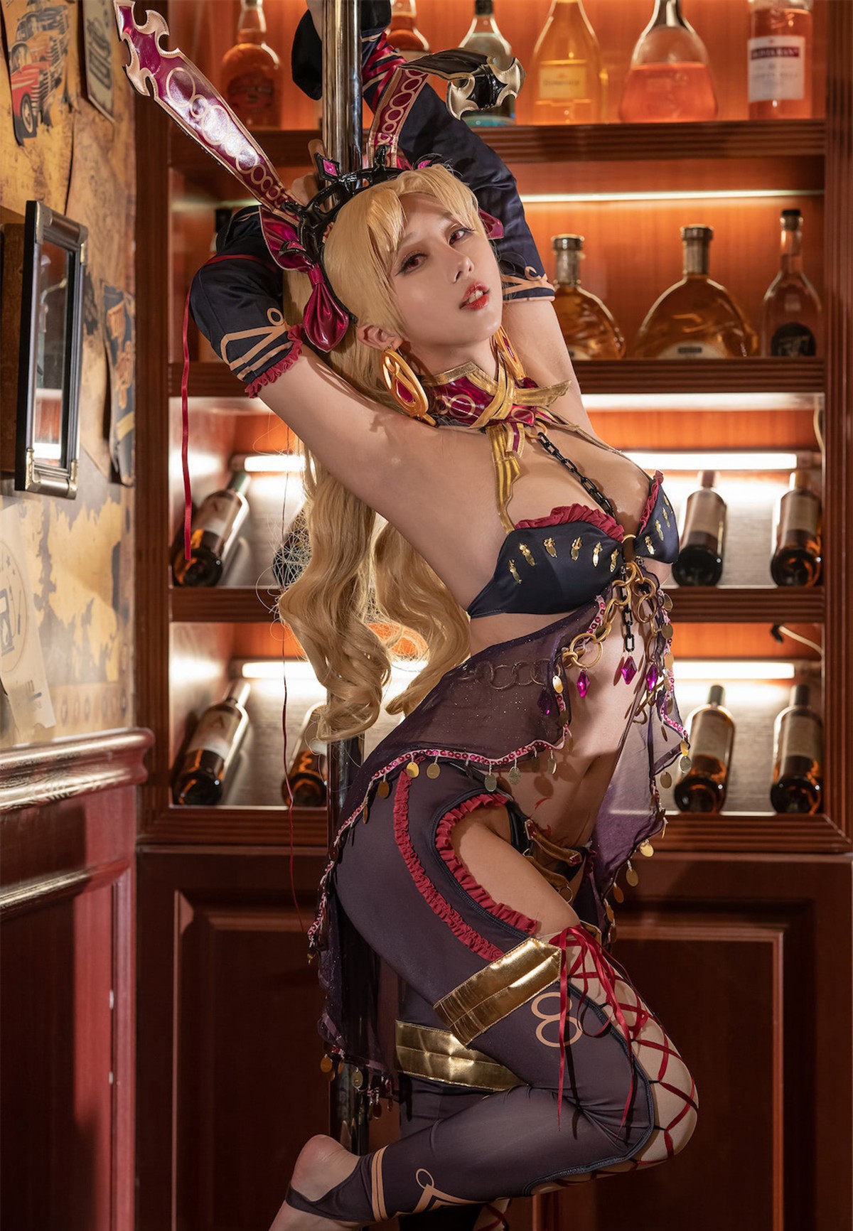 奶桃 Cosplay 枪凛同人兔女郎(1)