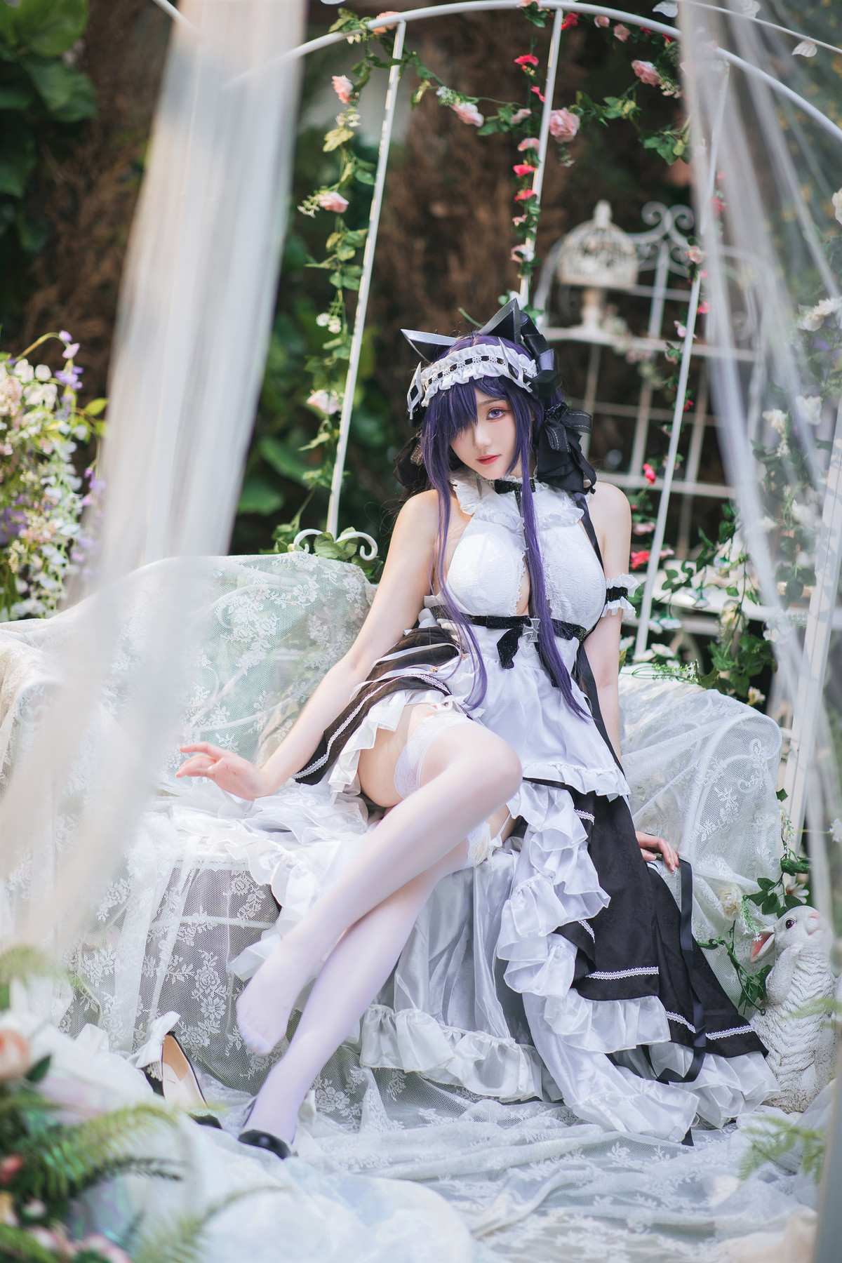 Cosplay 瓜希酱 碧蓝航线 奥古斯特女仆(1)