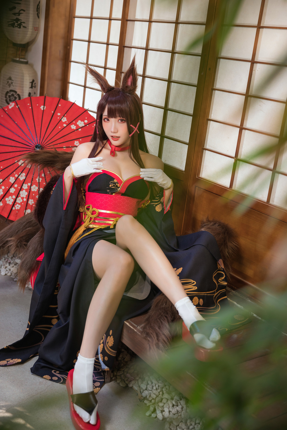 Cosplay 瓜希酱 赤城 Akagi
