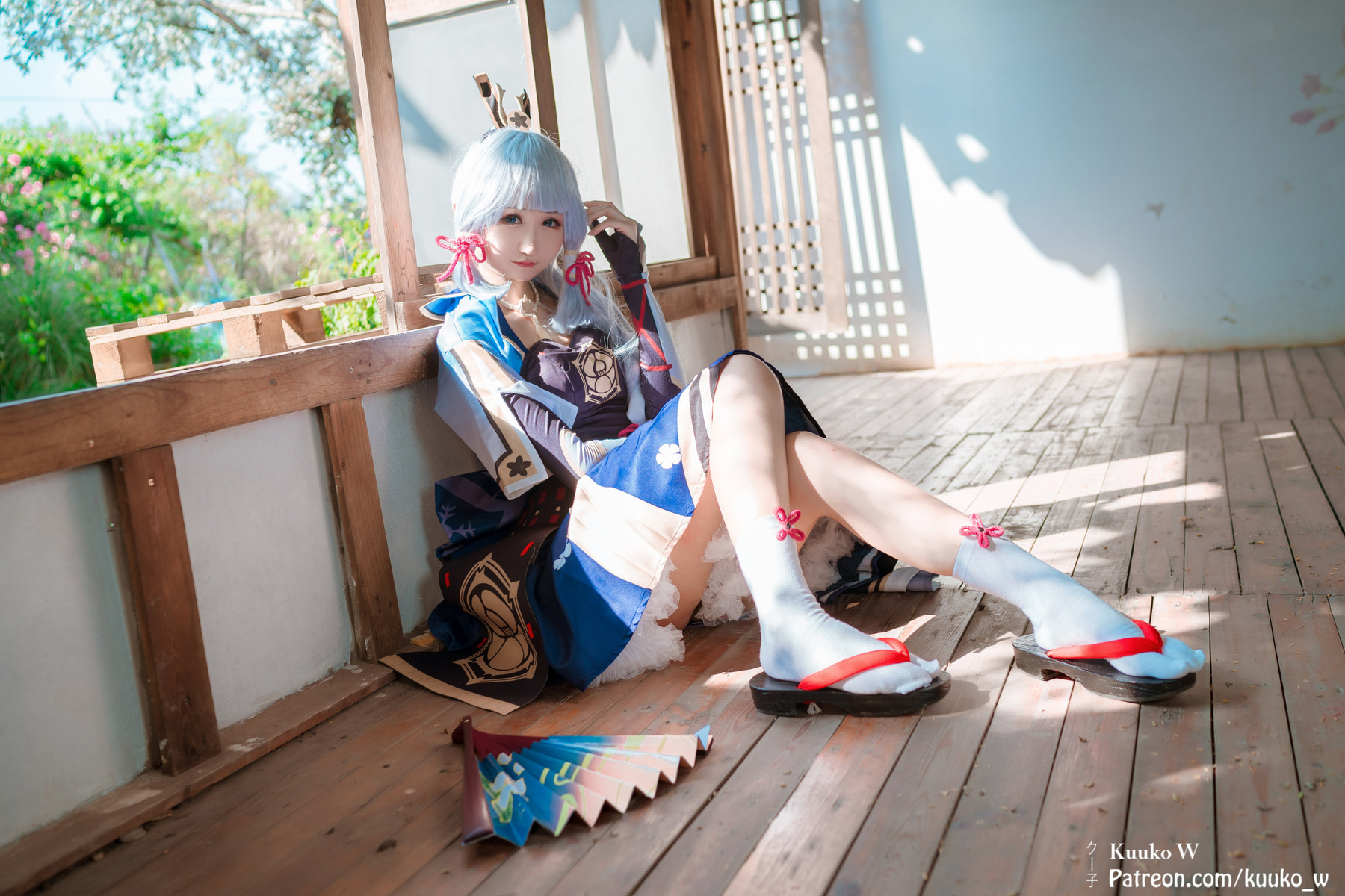 KuukoW クー子 Cosplay Ayaka kamisato(5)