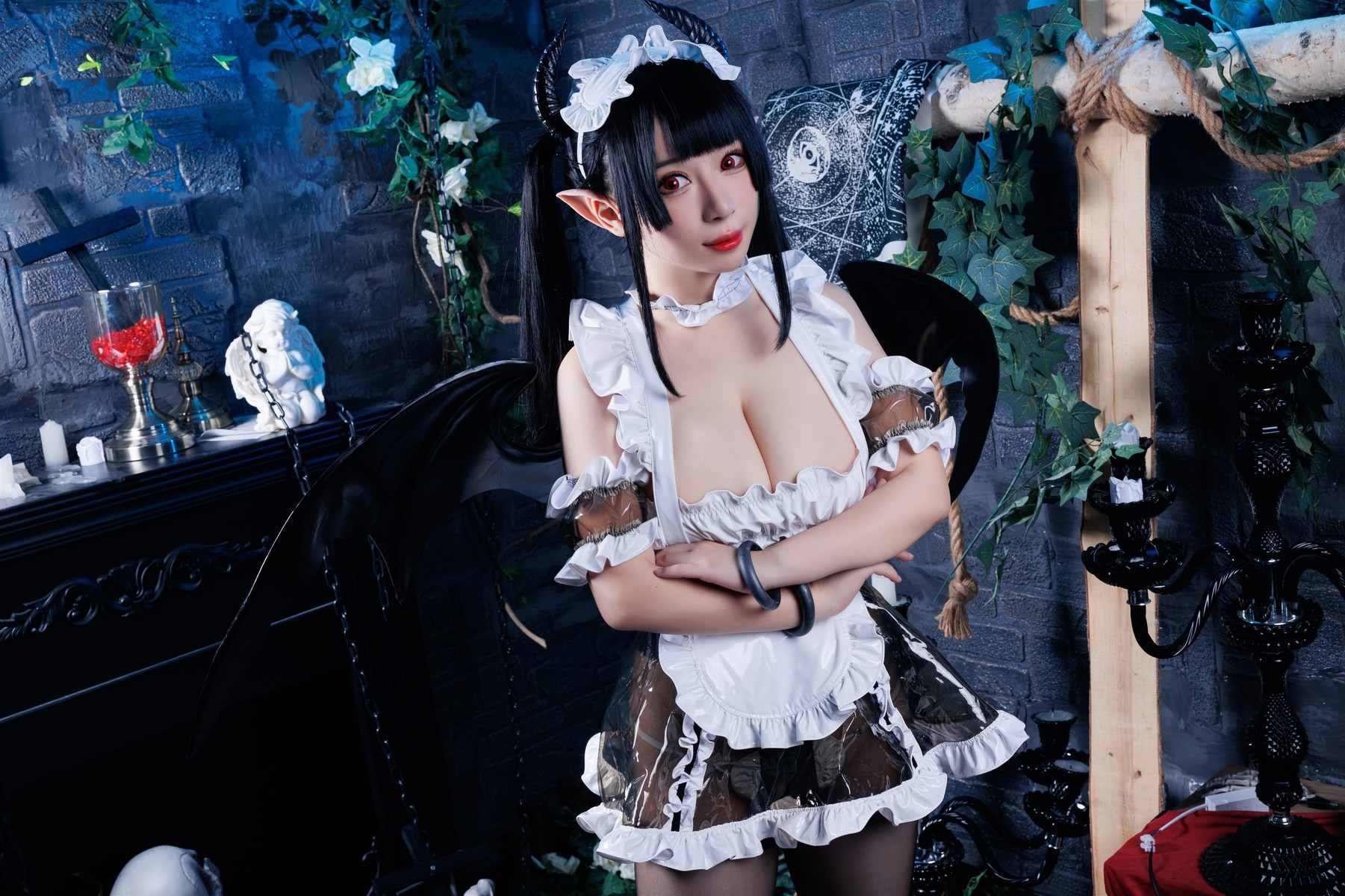 Cosplay 胡桃猫Kurumineko 女仆吸血姬 Vol.01(3)