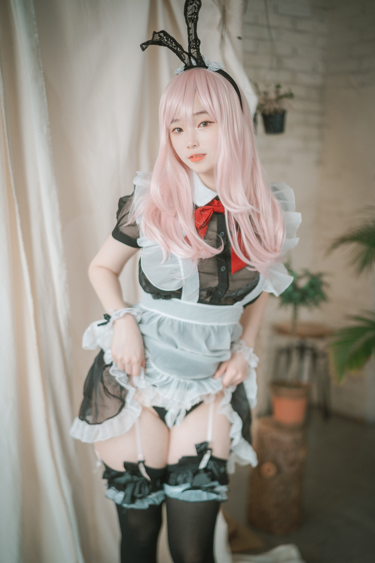 Bambi 밤비, [DJAWA] Sheer Bunny Maid(2)
