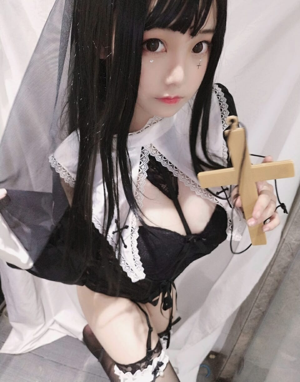 蜜汁猫裘-修女 [25P](9)