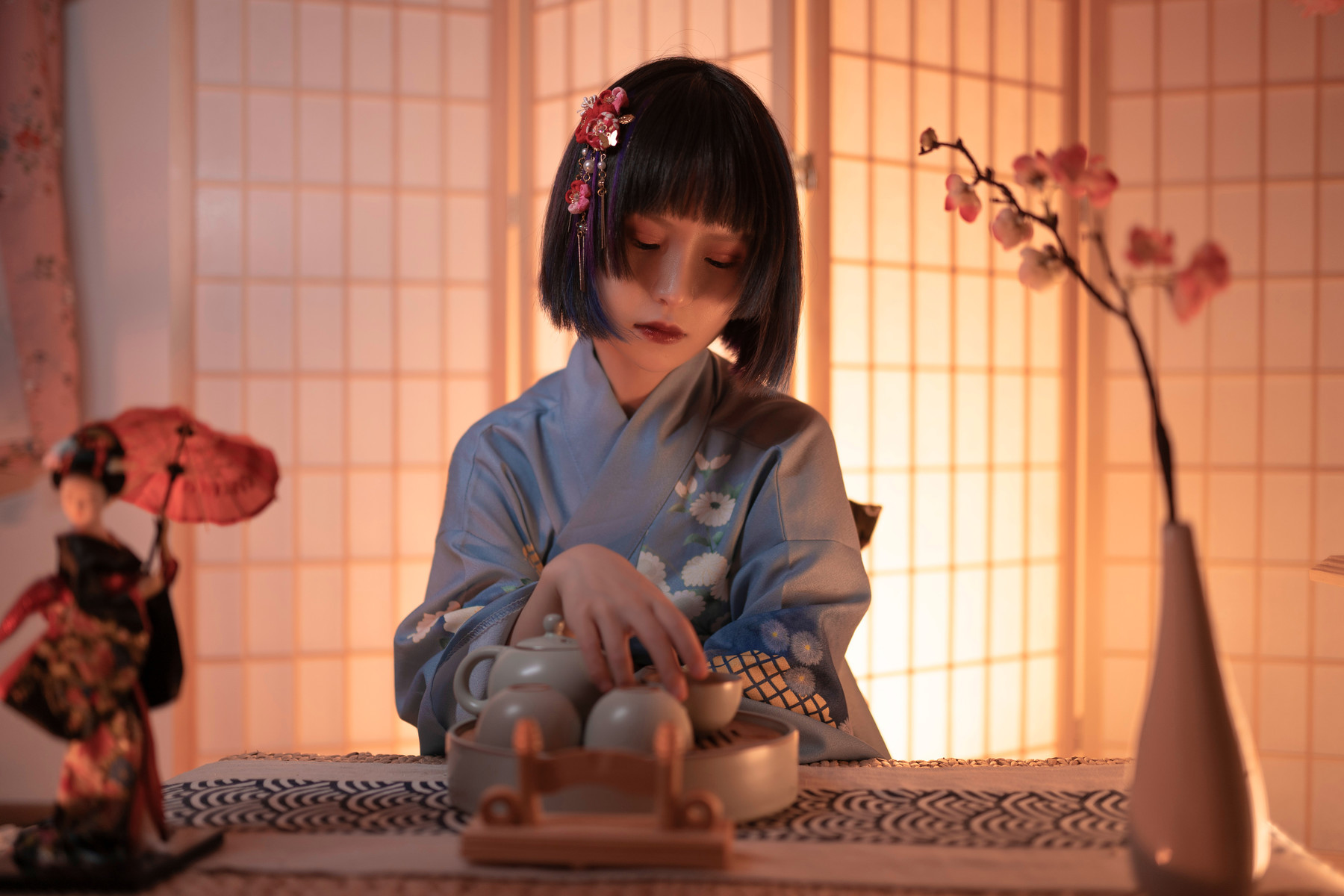 Cosplay 晕崽Zz 樱之诱惑(3)