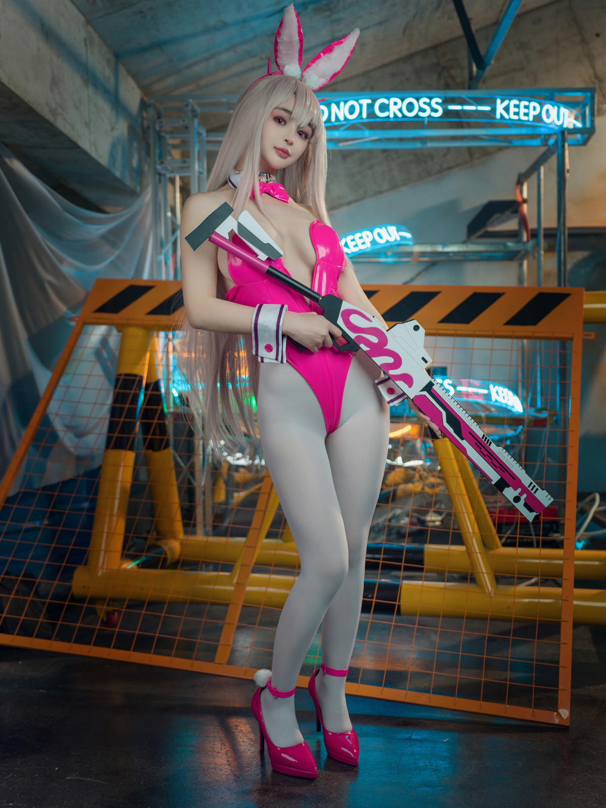 Cosplay 桜井宁宁 Viper Bunny 毒蛇兔女郎(2)