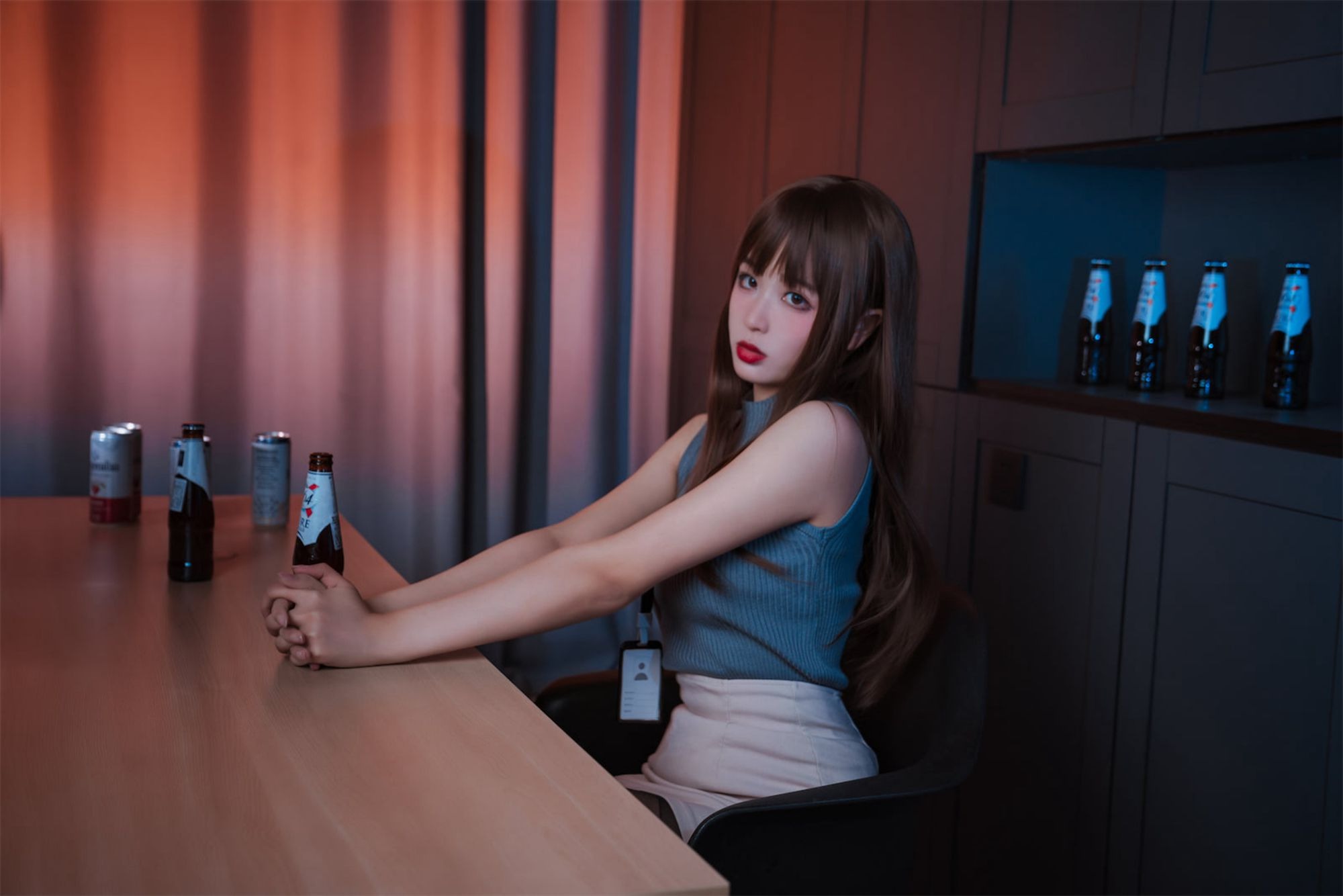 轩萧学姐 - 微醺喝醉了ol [57P-224MB](6)