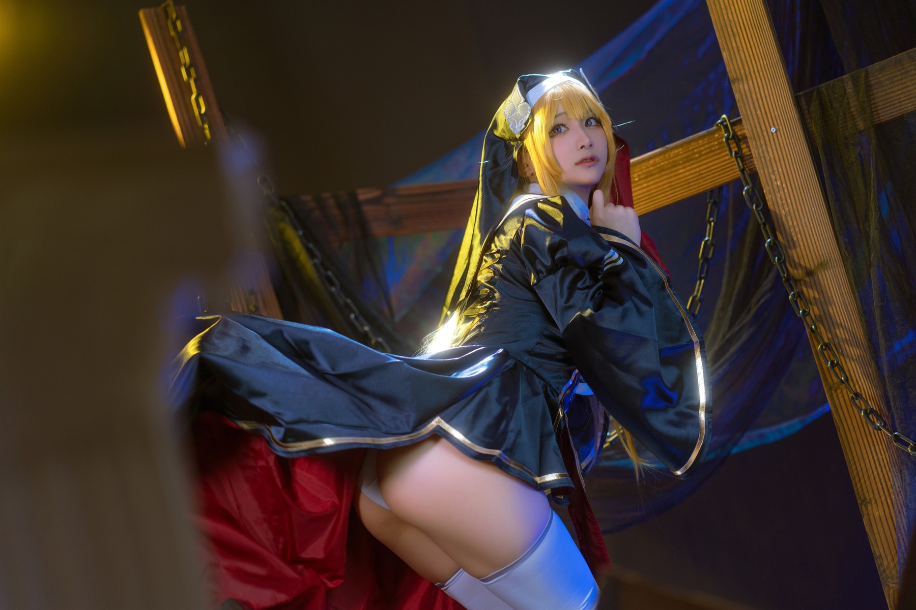 Cosplay 黏黏团子兔 兔兔班车 霞沢美游(5)