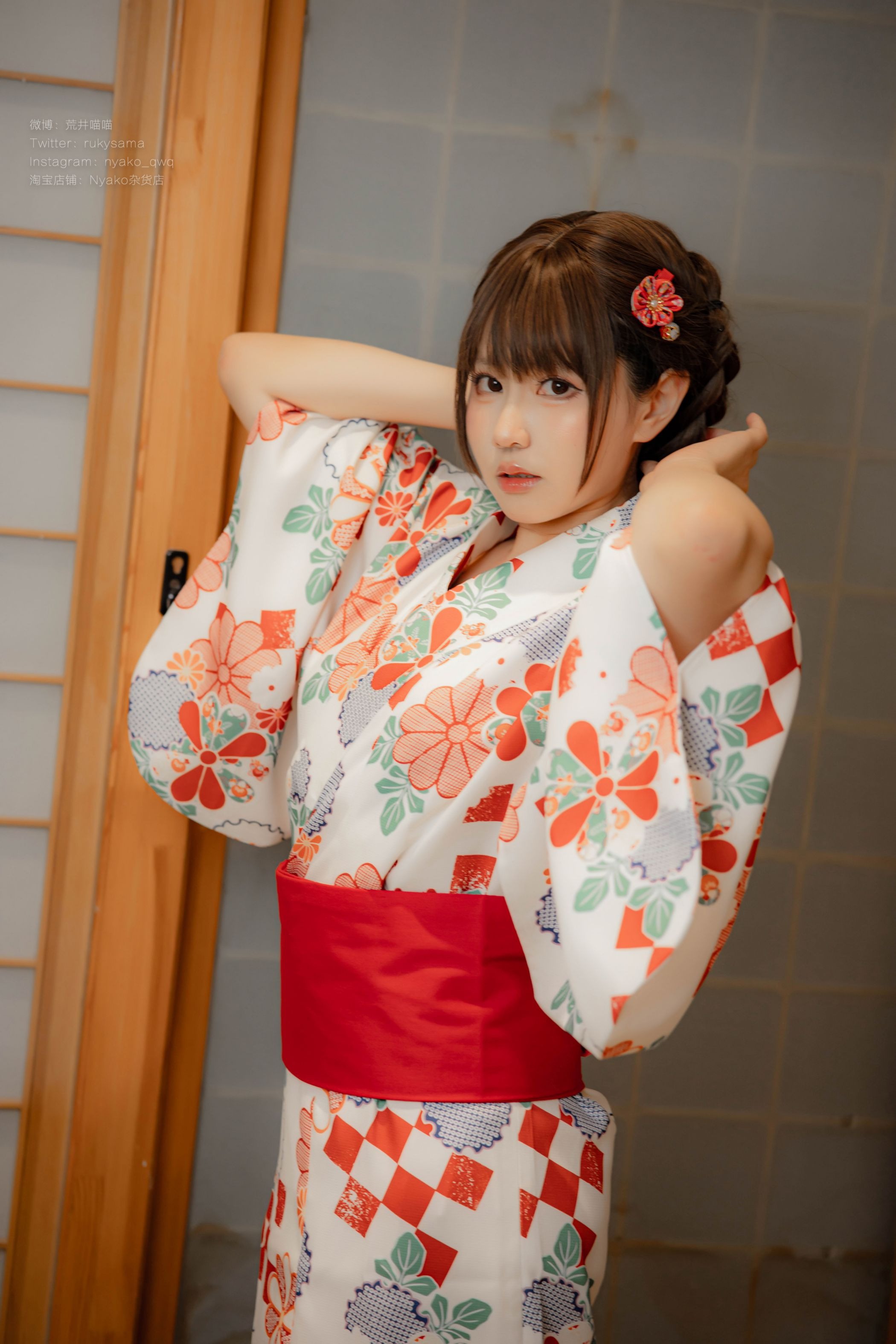 喵子Nyako #Nyako喵子 电子版41 和风烂漫 浴衣(10)